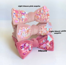 Load image into Gallery viewer, Mauve Velvet Headband
